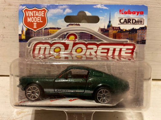 Majorette - Ford Mustang on Japanese Kabaya card