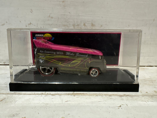 Hot Wheels - Volkswagen Drag Bus - Chris Stangler Custom - An Evening with Mike Zarnock - 1 of only 15 made with a Pink Roof