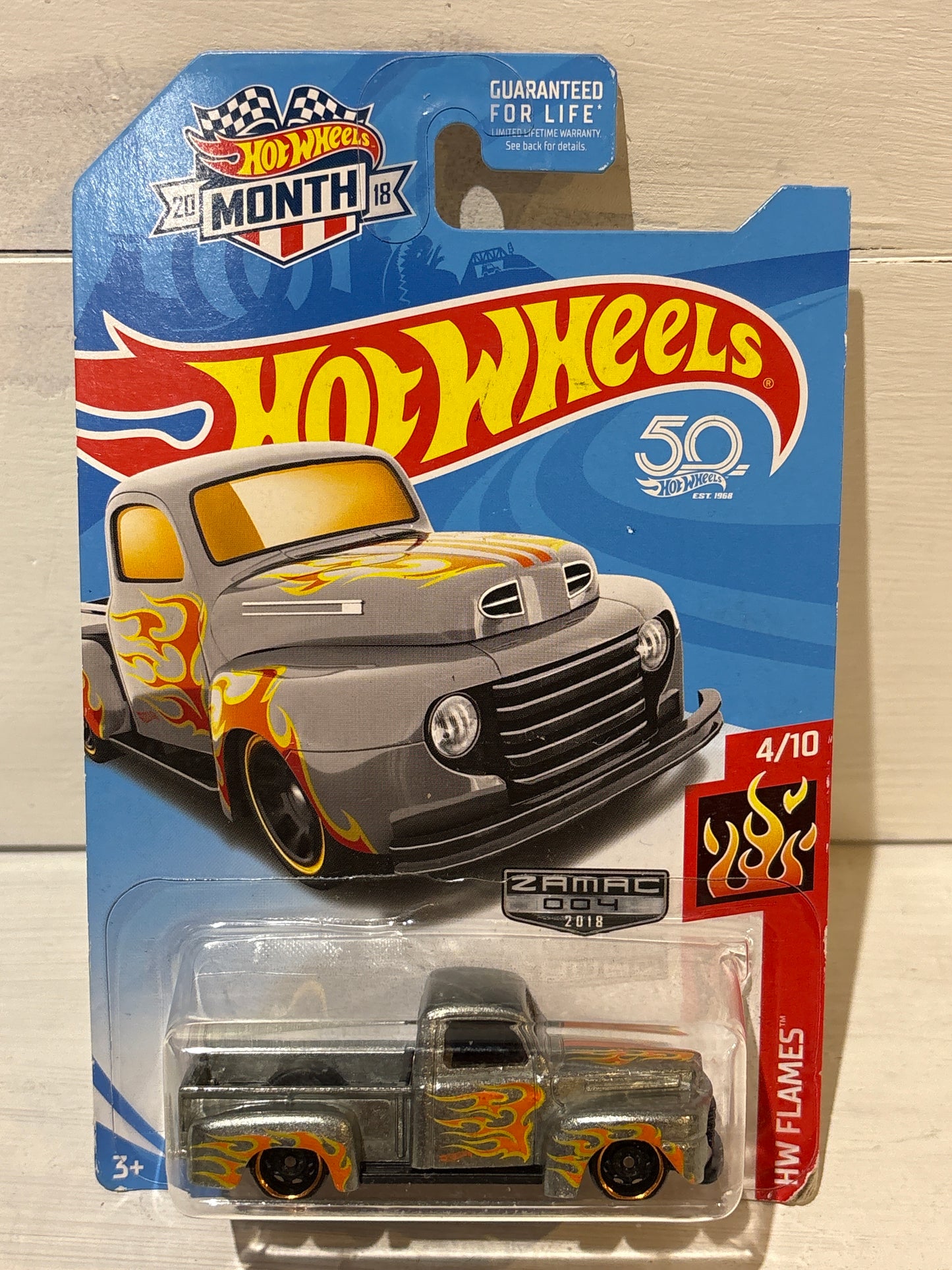 Hot Wheels - ‘49 Ford F1 - HW Flames - ZAMAC