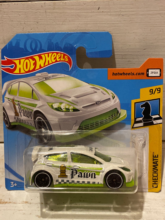 Hot Wheels - ‘12 Ford Fiesta - Checkmate Pawn - White