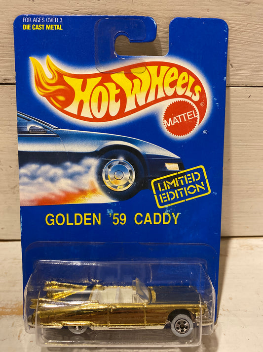 Hot Wheels - Golden ‘59 Caddy - White Interior