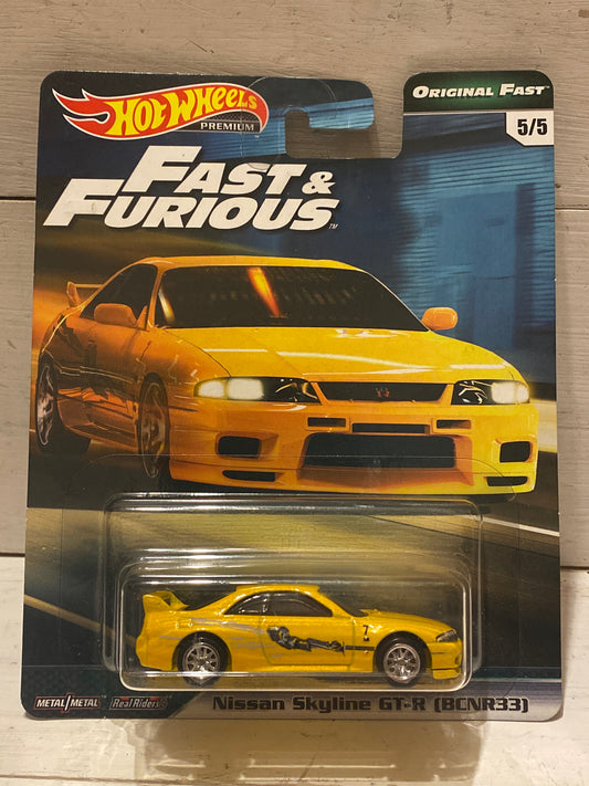 Hot Wheels Fast & Furious - Nissan Skyline GT-R (BCNR33)