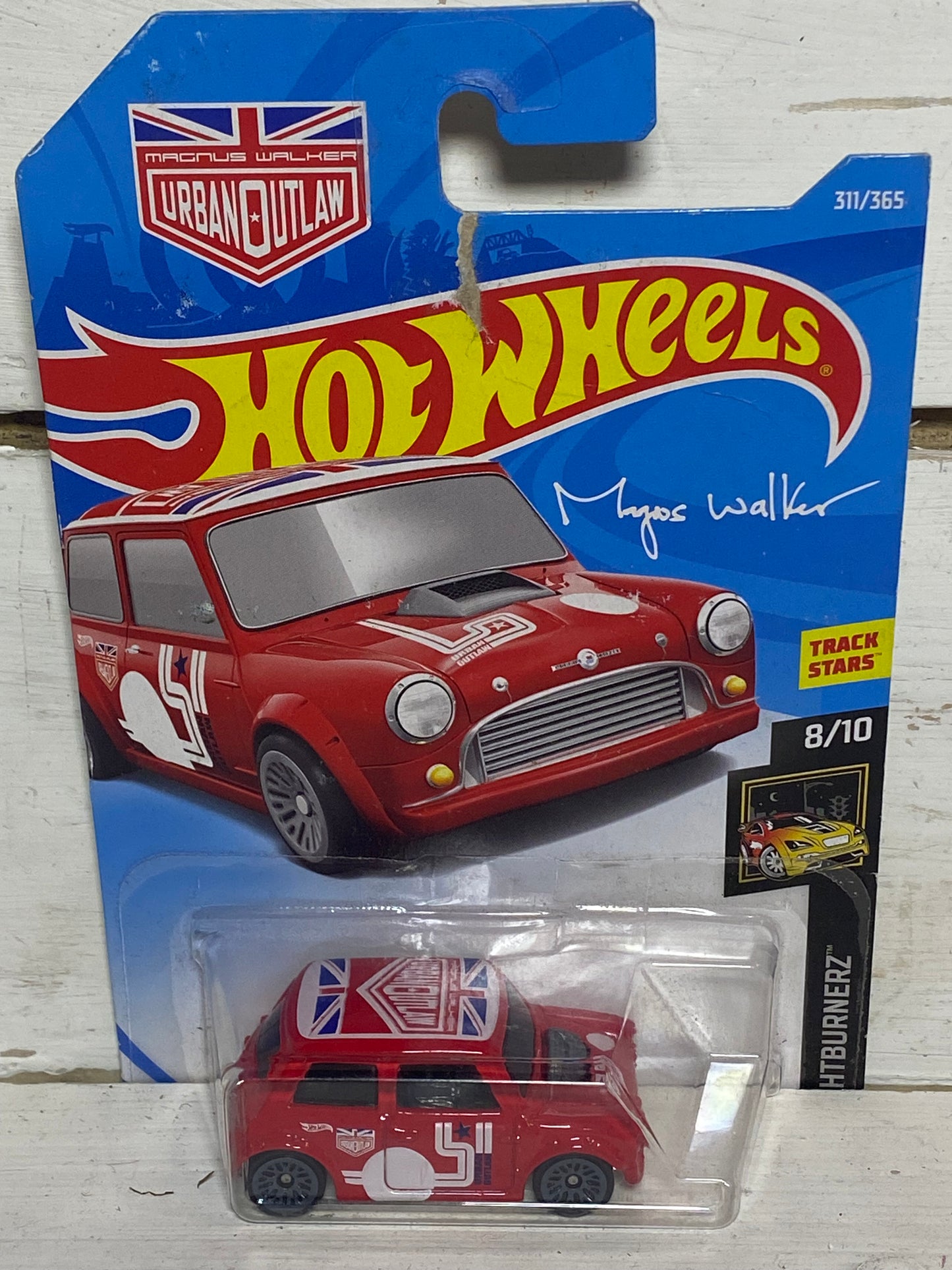 Hot Wheels Mini Cooper Nightburnerz - Red