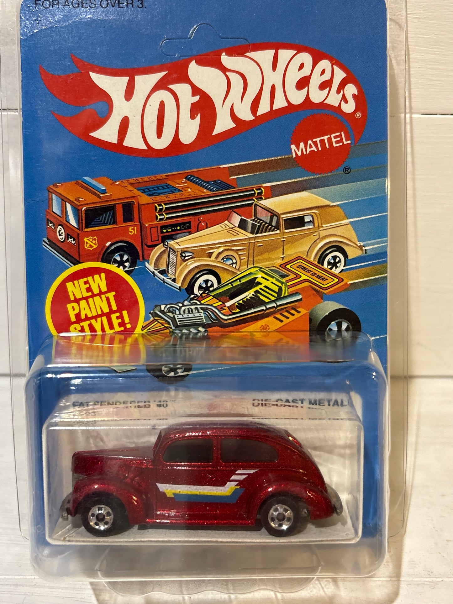 Hot Wheels - Fat Fendered ‘40 - Metallic Red