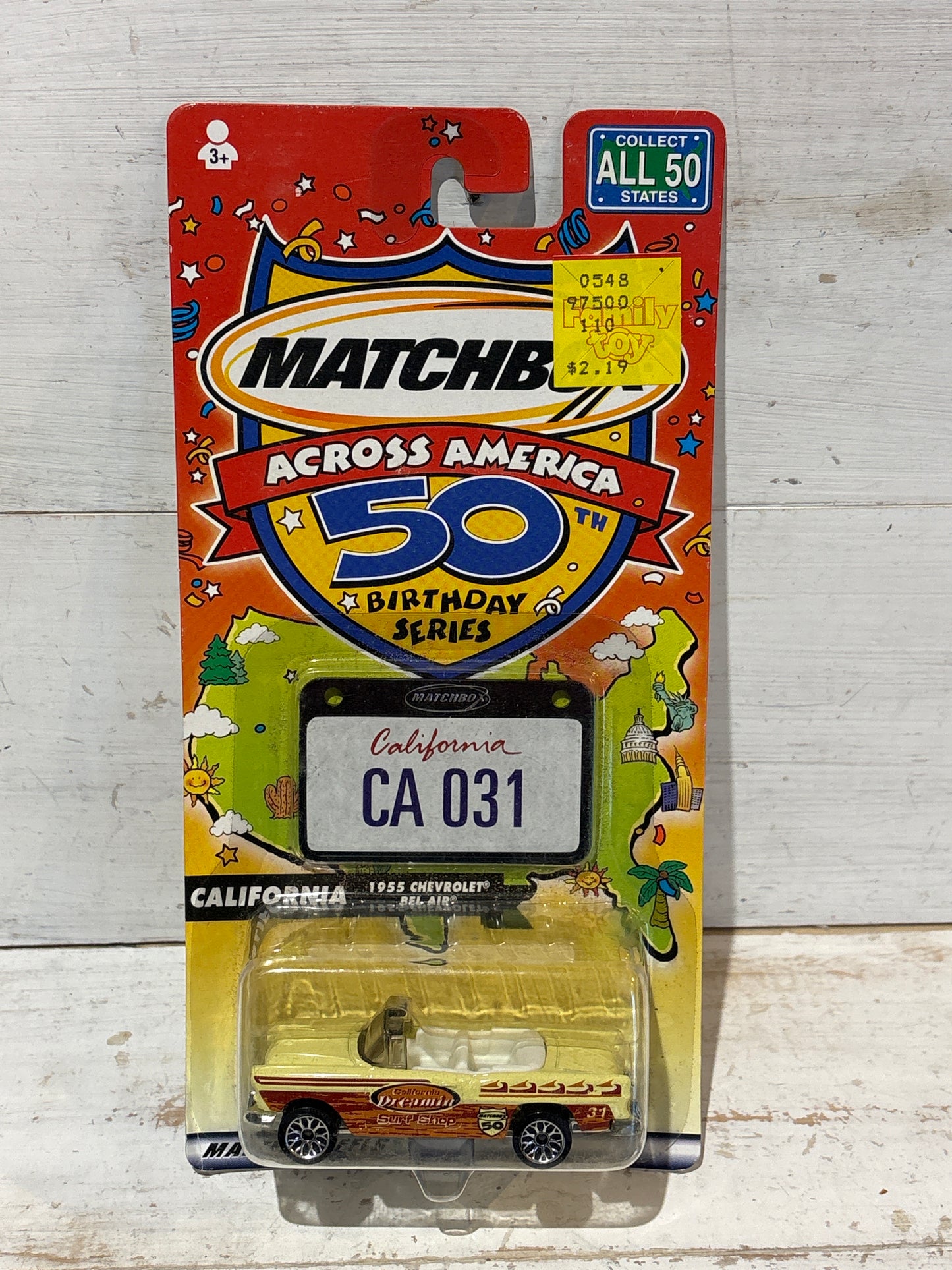 Matchbox Across America - 1955 Chevrolet Bel Air - California