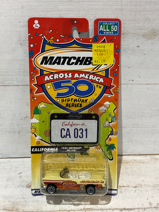 Matchbox Across America - 1955 Chevrolet Bel Air - California