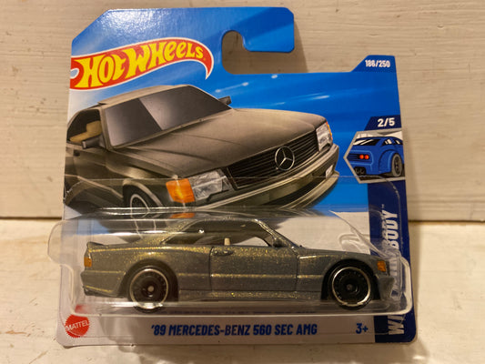 Hot Wheels - ‘89 Mercedes Benz 560 SEC AMG - silver