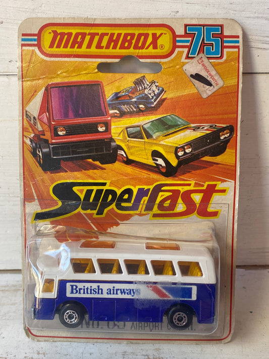 Matchbox Lesney - No.65 Airport Coach - British Airways