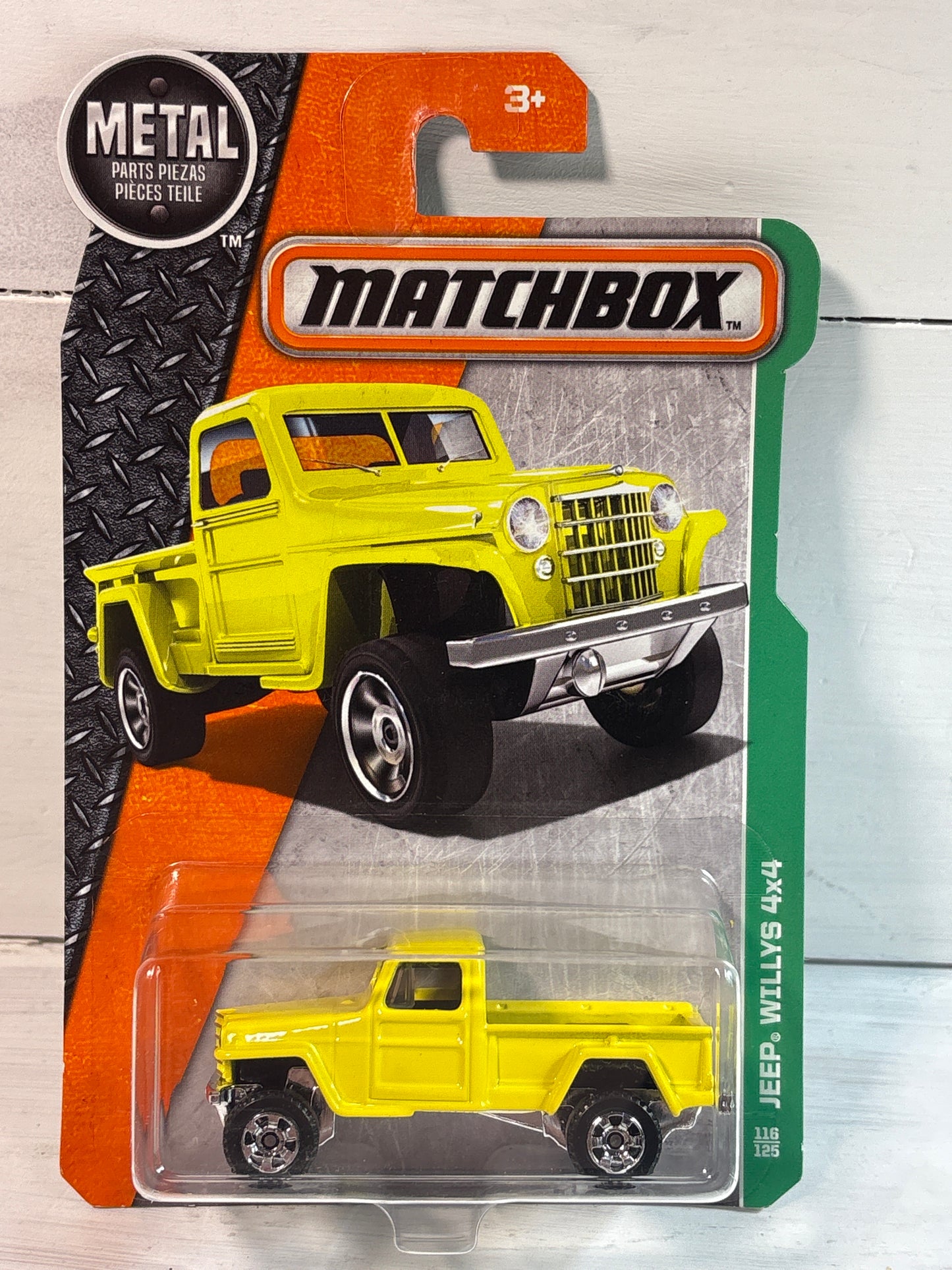 Matchbox - Jeep Willys 4x4 - Yellow