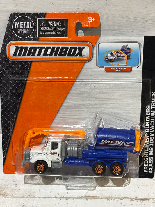 Matchbox Working Rigs - Freightliner Business Class M2 106V Vacuum Truck