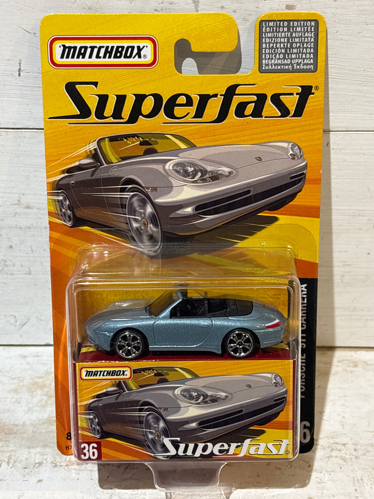 Matchbox Superfast - Porsche 911 Carrera - Light Blue
