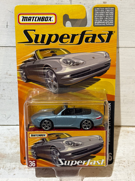 Matchbox Superfast - Porsche 911 Carrera - Light Blue