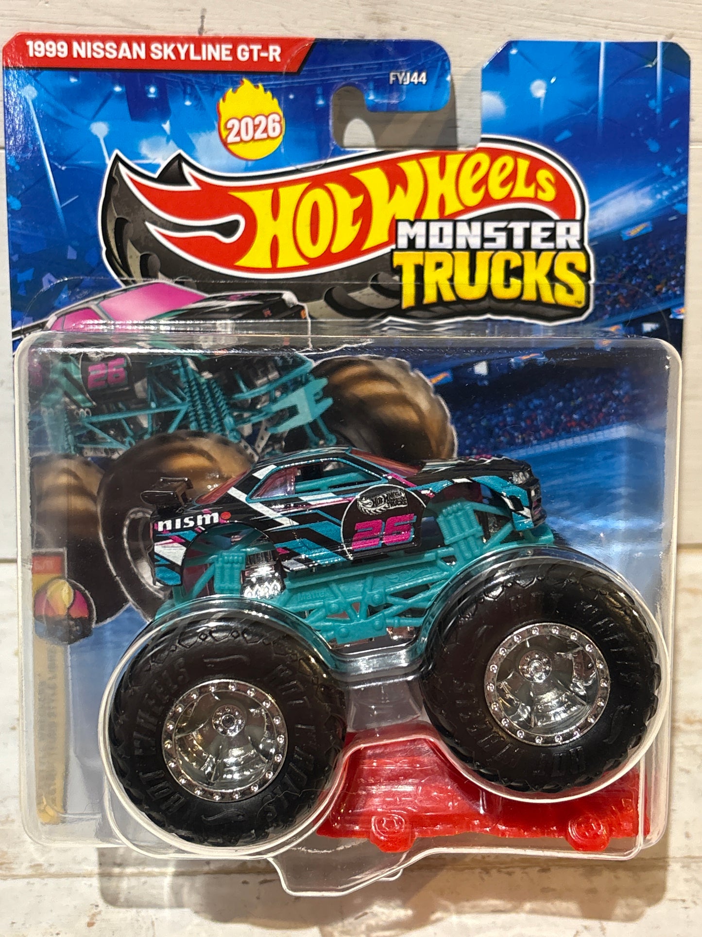 Hot Wheels Monster Trucks - Nissan Skyline GT-R - Freestyle Wreckers