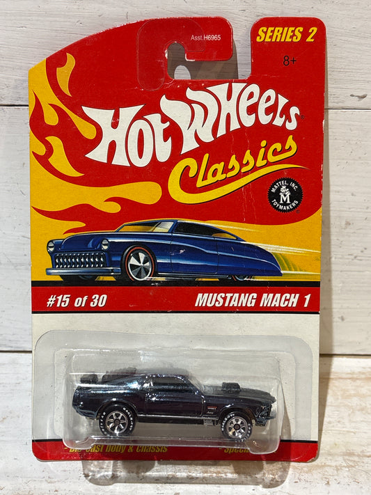 Hot Wheels Classics - Mustang Mach 1 - Steel Blue