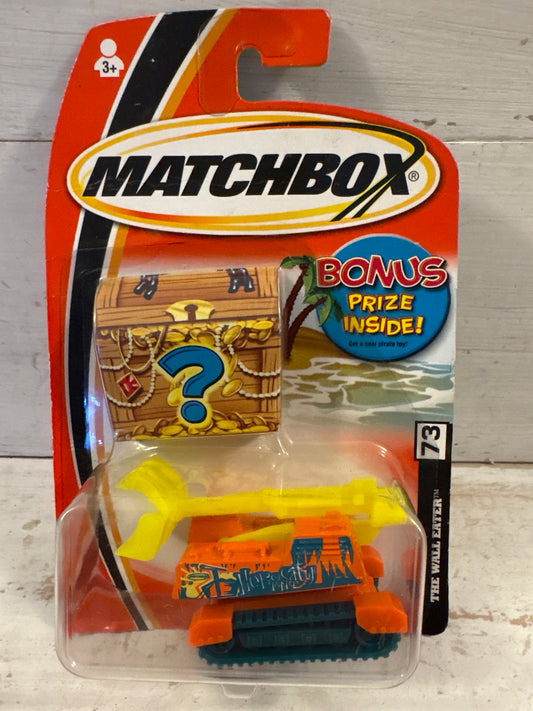 Matchbox - The Wall Eater Excavator - Treasure Card