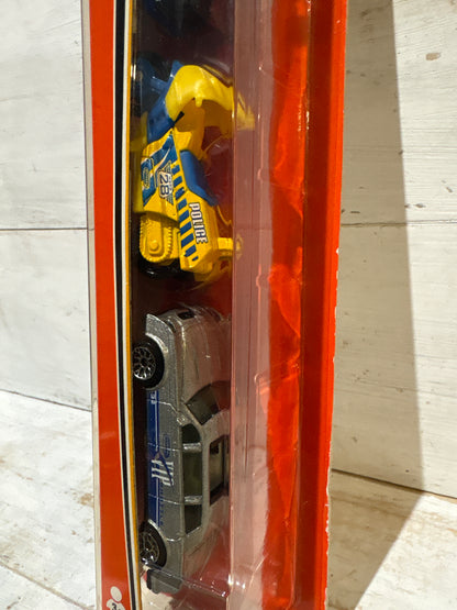 Matchbox Hero City 3 pack - Highway Patrol Car, Police Motorcycle Sidecar & Limousine