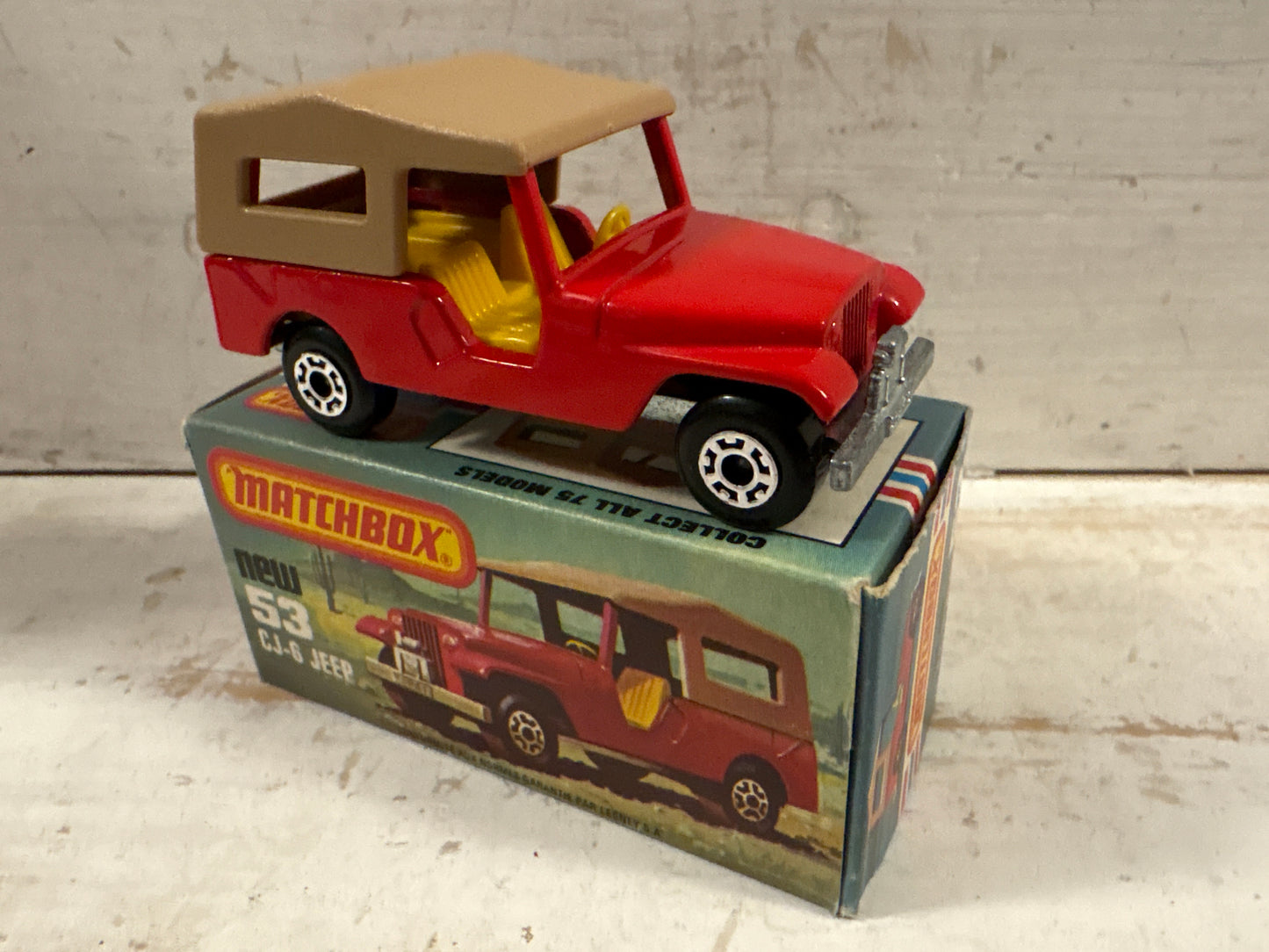 Matchbox - CJ6 Jeep - Red