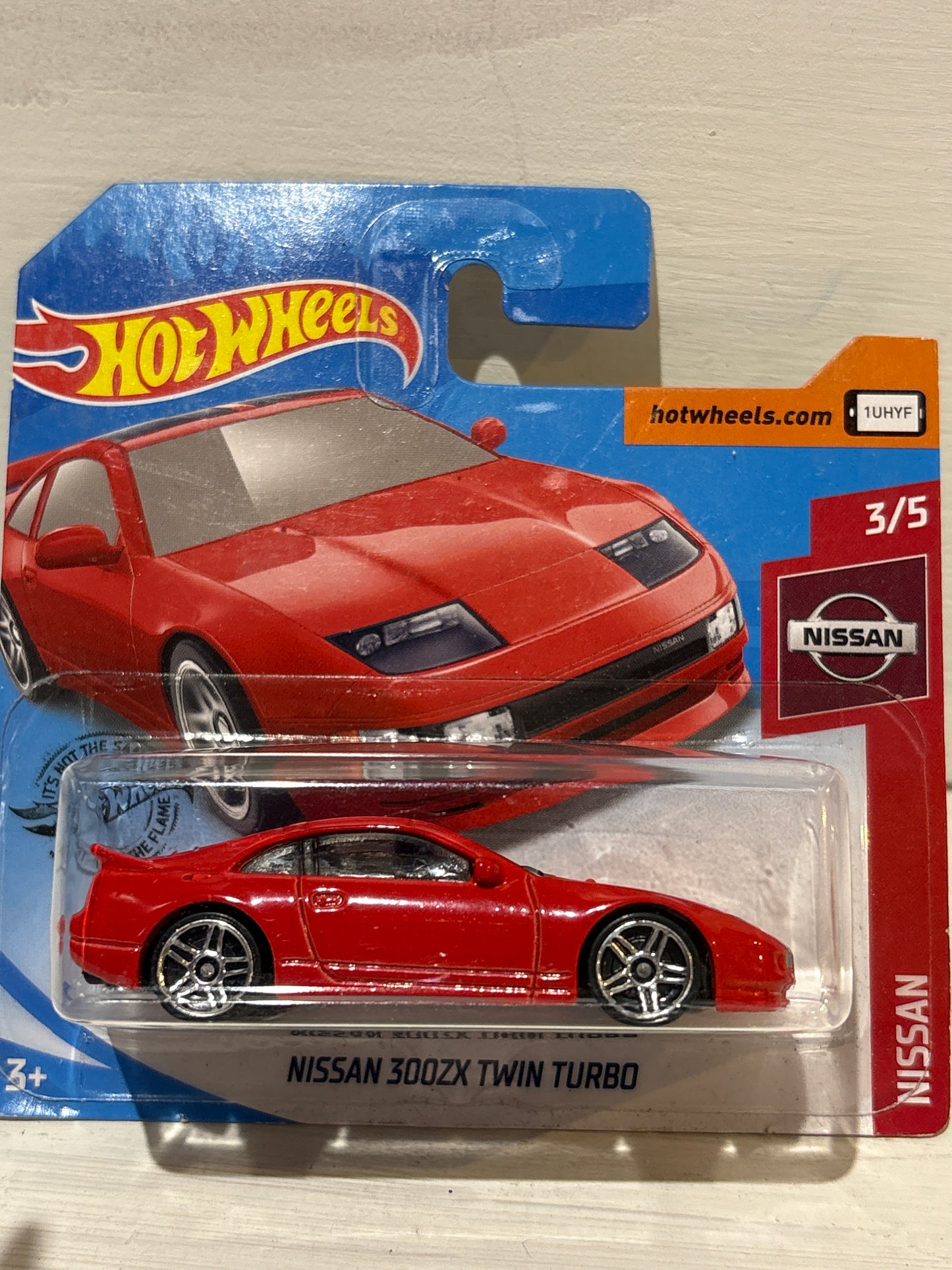 Hot Wheels - Nissan 300ZX Twin Turbo - Red - Nissan Series