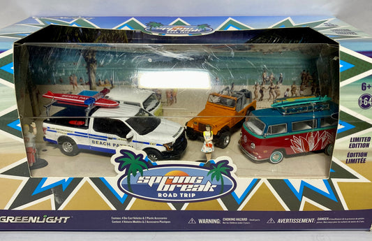 Greenlight Collectibles Spring Break Road Trip Set