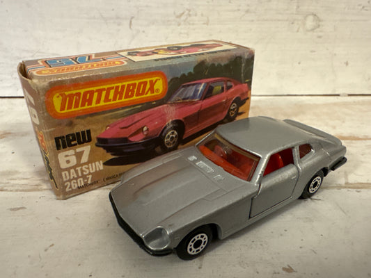 Matchbox - Datsun 260Z - Silver with rarer Black ‘England’ base
