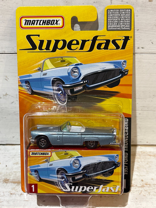 Matchbox Superfast - 1957 Ford Thunderbird - Pale Blue