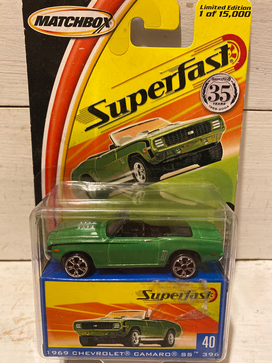 Matchbox Superfast 1969 Chevrolet Camaro SS 396