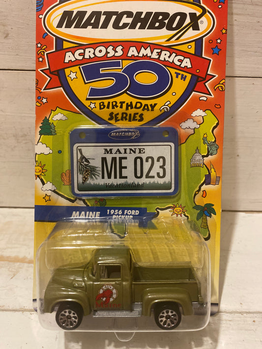 Matchbox Across America - 1956 Ford Pickup - Maine