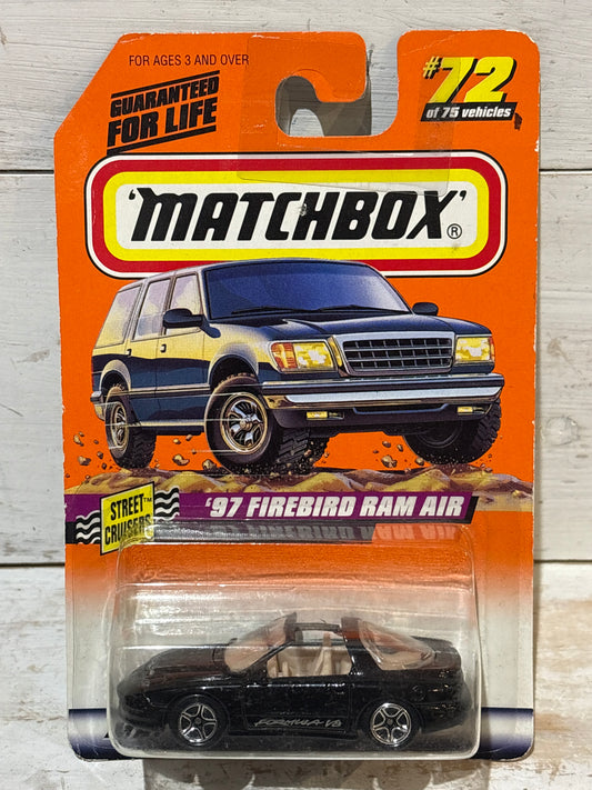 Matchbox - ‘97 Firebird Ram Air - Black - Street Cruisers