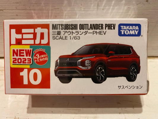 Tomica - 10 Mitsubishi Outlander PHEV - Red