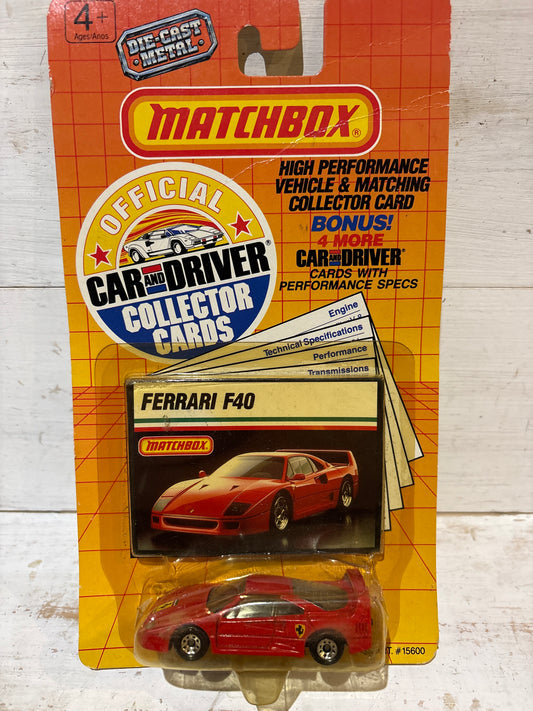 Matchbox Car & Driver - Ferrari F40