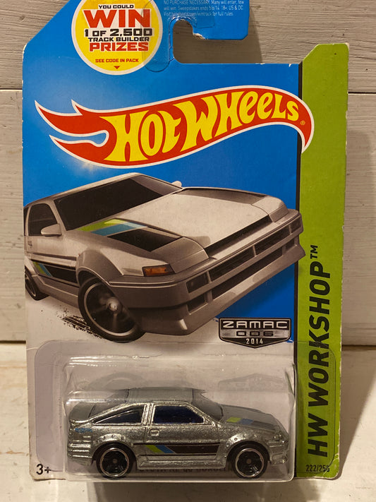 Hot Wheels - Walmart ZAMAC Exclusive - Toyota AE-86 Corolla (2014 release)