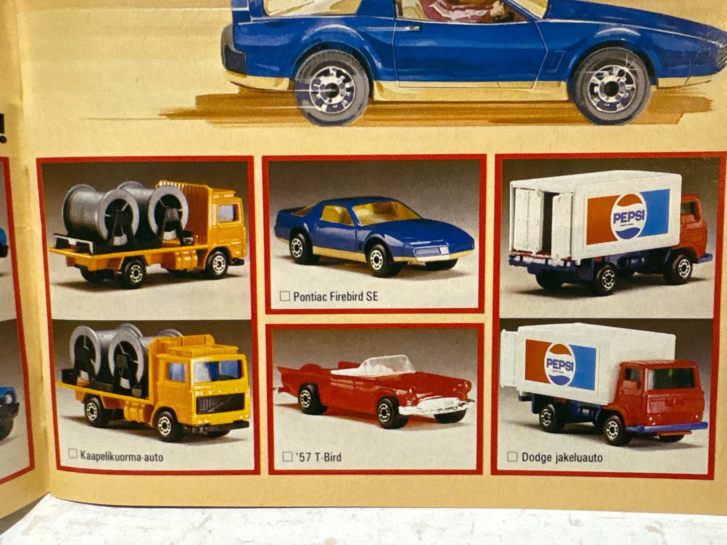 Matchbox - 1982/83 Pocket Catalogue - Very Rare Finnish issue