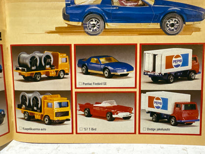 Matchbox - 1982/83 Pocket Catalogue - Very Rare Finnish issue