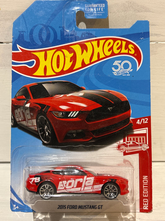 Hot Wheels Red Edition - 2015 Ford Mustang GT
