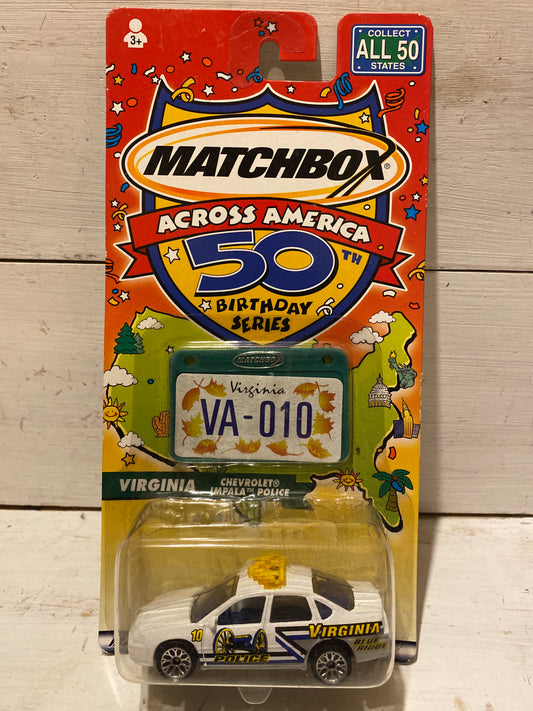 Matchbox Across America - Chevrolet Impala Police - Virginia