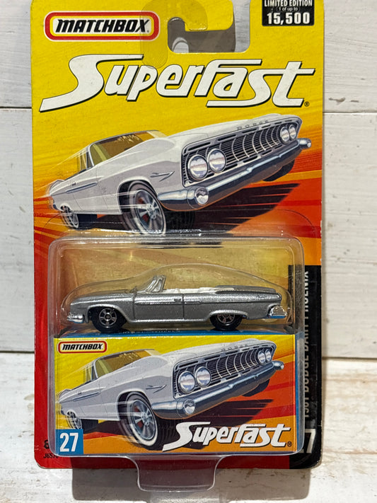Matchbox Superfast - 1961 Dodge Dart Phoenix - Silver