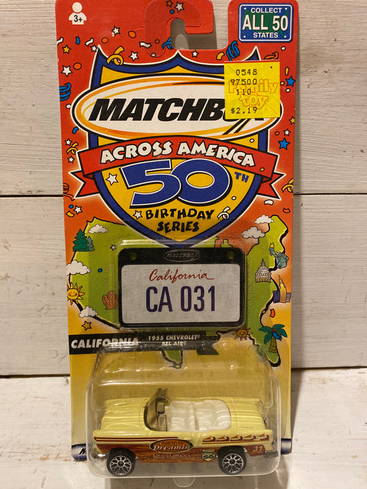 Matchbox Across America - 1955 Chevrolet Bel Air - California