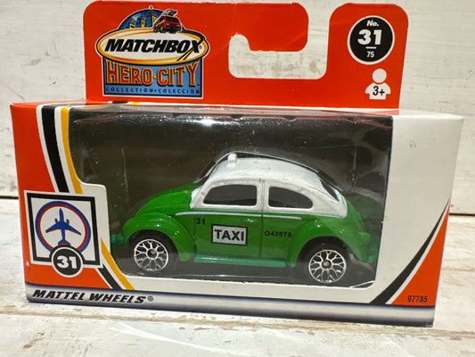 Matchbox Hero City - Volkswagen Taxi - Green & White