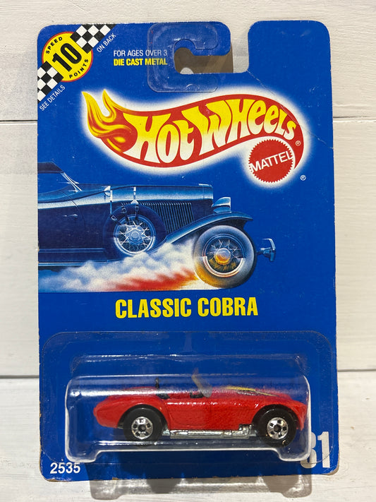 Hot Wheels - Classic Cobra - Red with Yellow Stripes