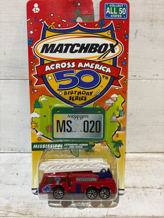Matchbox Across America - Fire Engine - Mississippi