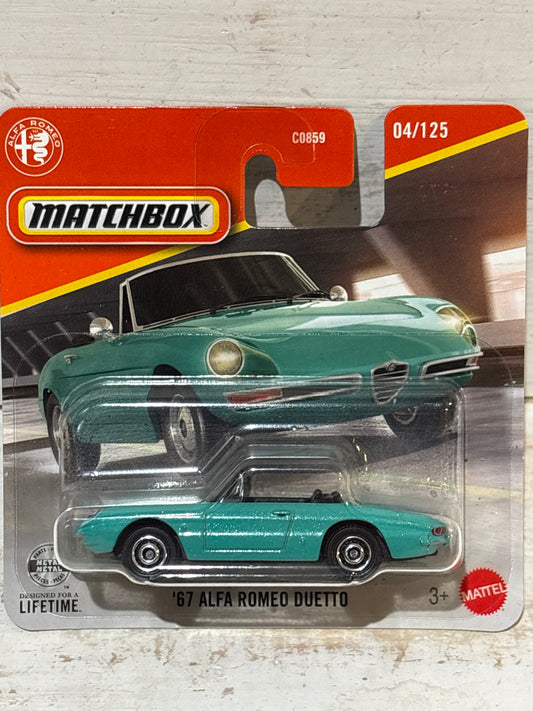 Matchbox - ‘67 Alfa Romeo Duetto - turquoise