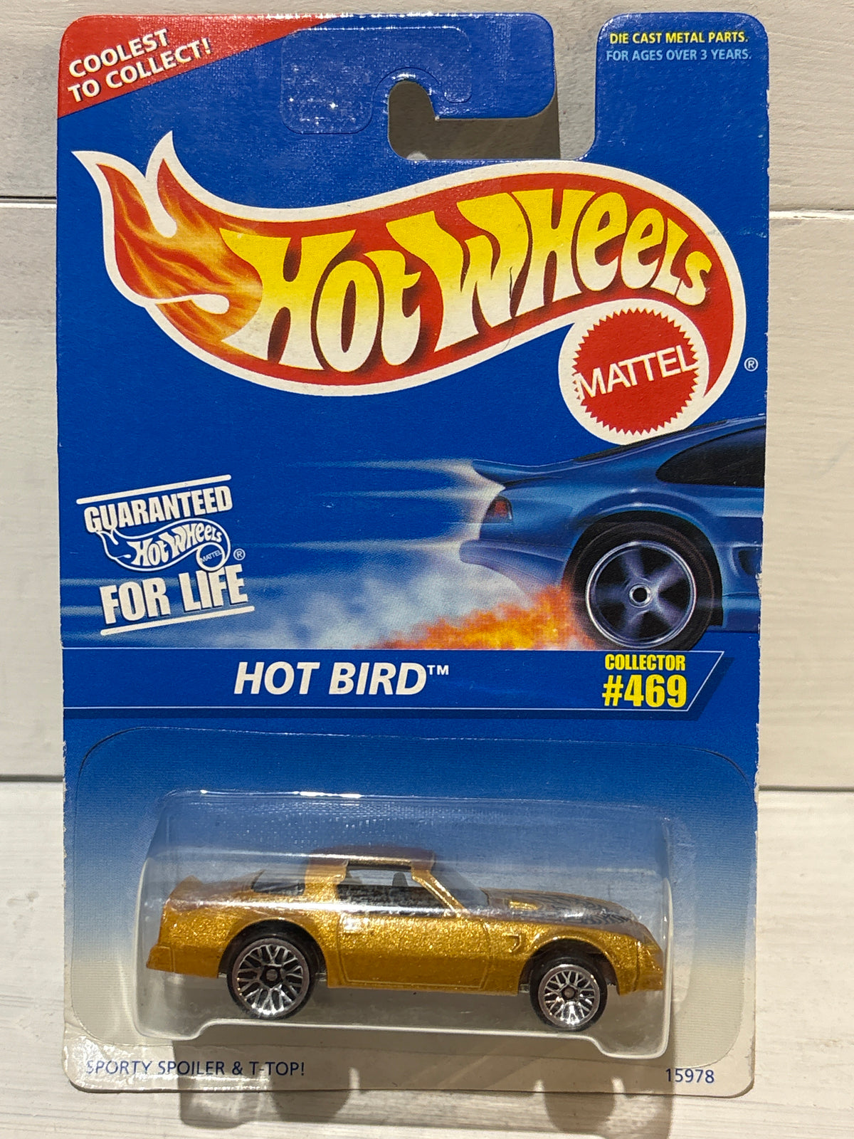 Hot Wheels - Hot Bird - Gold with Lace Wheels