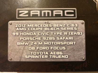 Hot Wheels - Silver Series ZAMAC set - Mercedes Honda Porsche BMW Ford Toyota