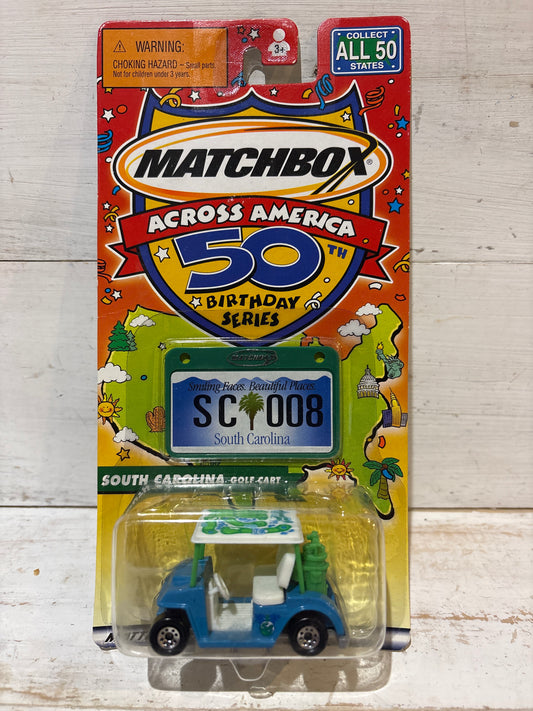 Matchbox Across America - Golf Cart - South Carolina