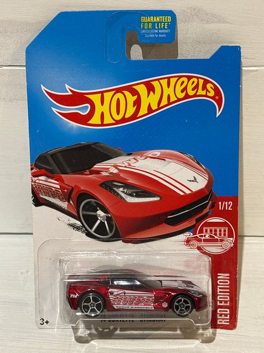 Hot Wheels Red Edition - ‘14 Corvette Stingray