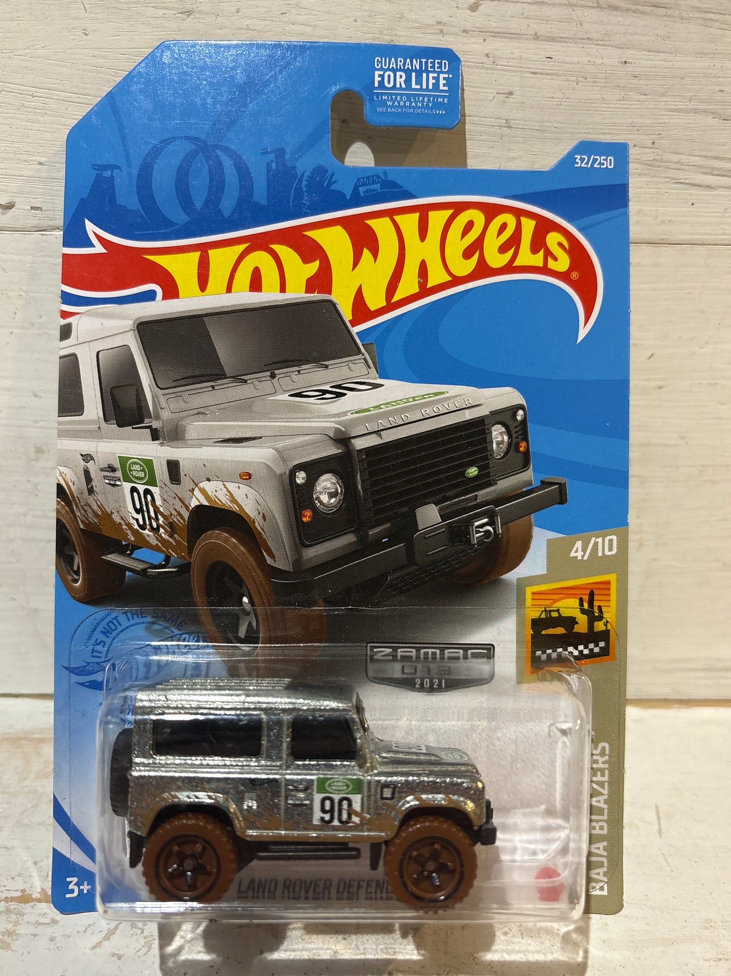 Hot Wheels - Land Rover Defender 90 - Baja Blazers - ZAMAC