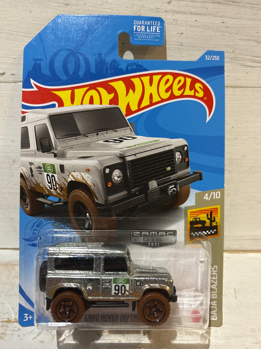 Hot Wheels - Land Rover Defender 90 - Baja Blazers - ZAMAC