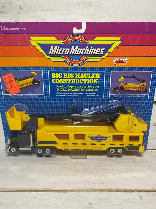 Micro Machines Big Rig Hauler Construction