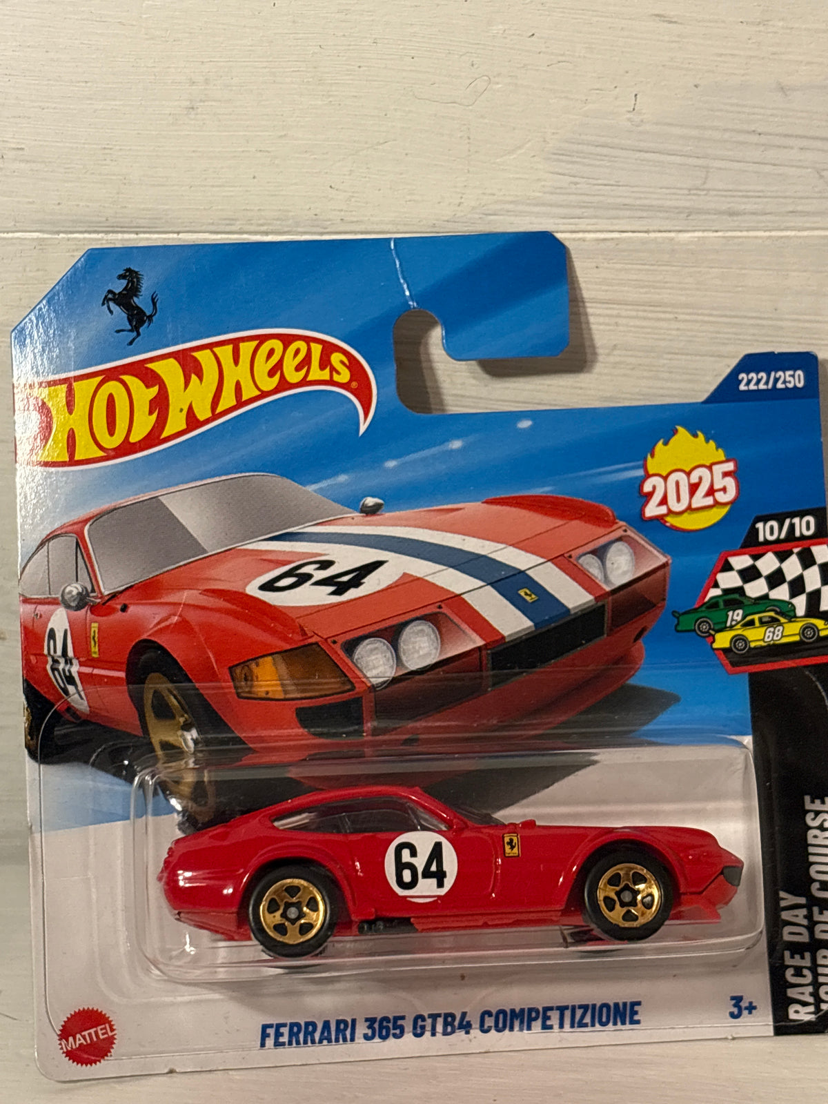 Hot Wheels - Ferrari 365 GTB4 Competizione - Race Day - Red