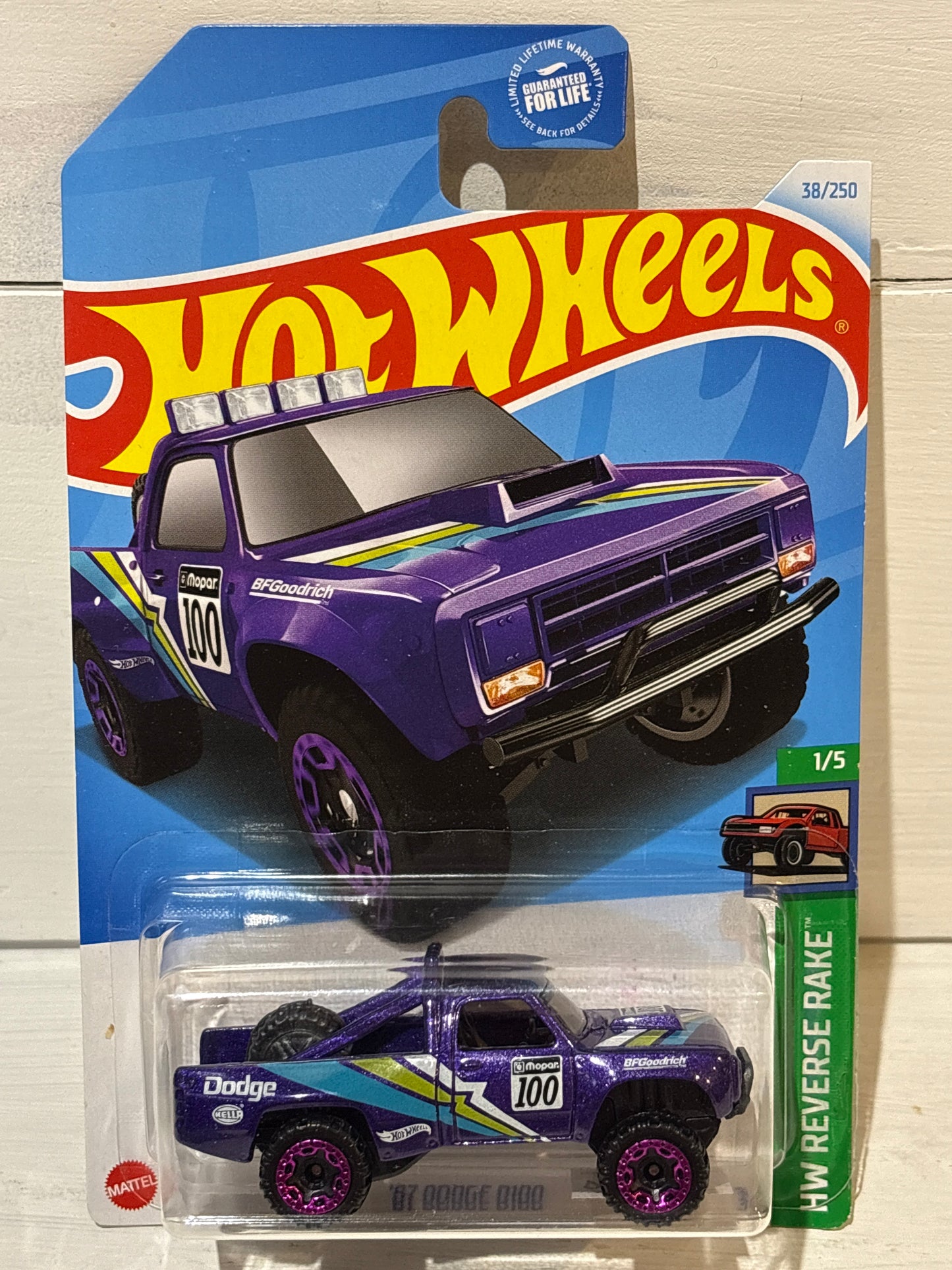 Hot Wheels - ‘87 Dodge D100 - Dollar Tree Exclusive